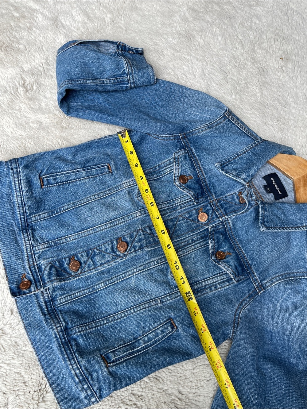 J. Crew Light Blue Denim Jacket Size S - Picture 7 of 8